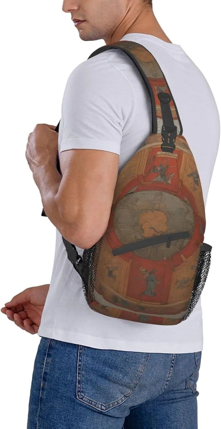 SSIMOO Karates Versatile Travel Hiking Backpack-Perfect For Outdoor Cycling,Chest Shoulder Bag