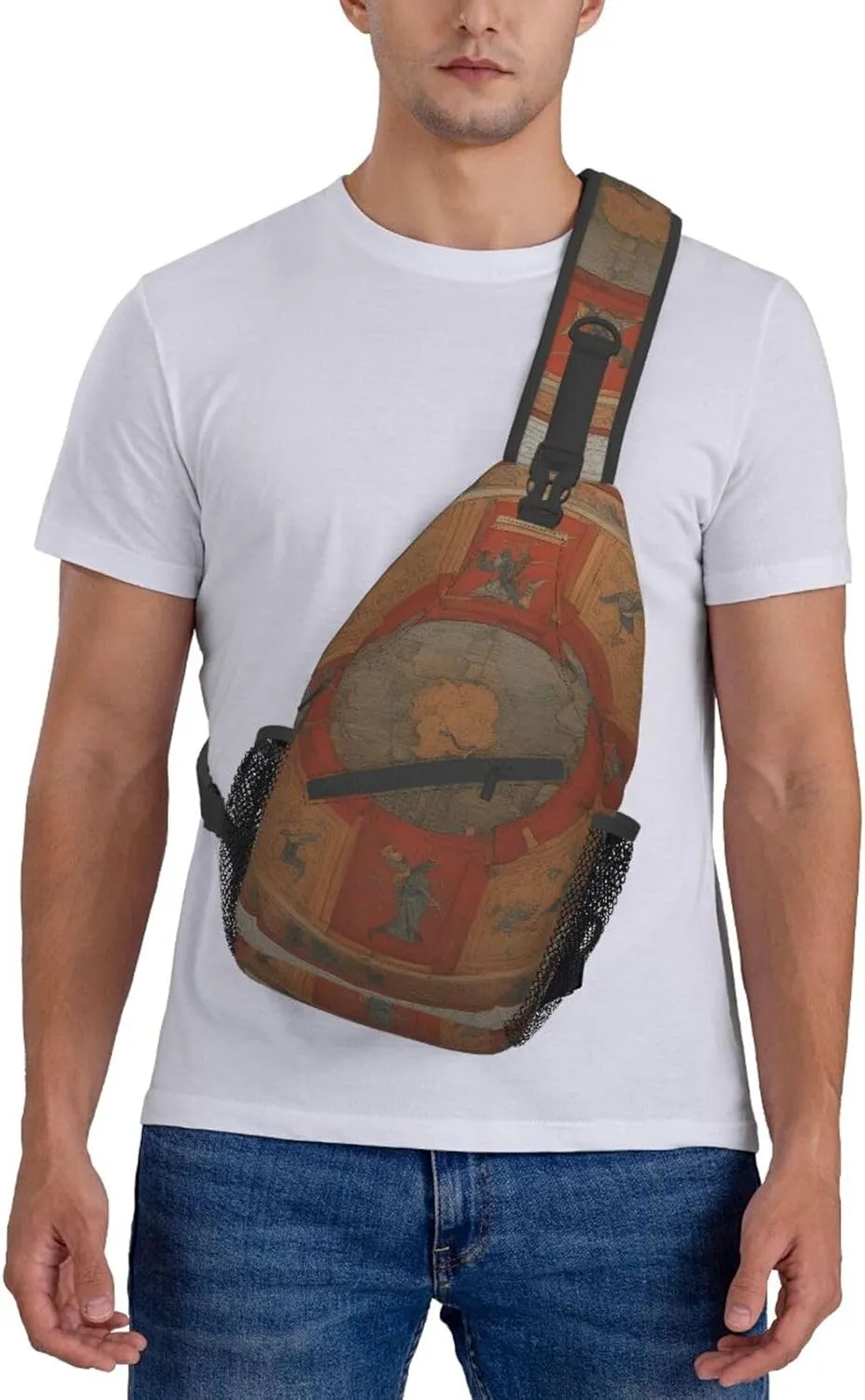 SSIMOO Karates Versatile Travel Hiking Backpack-Perfect For Outdoor Cycling,Chest Shoulder Bag