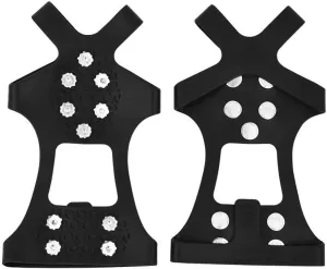 Stainless Steel Micro Spike Crampons Ice Snow Grips 1 Pair Snow Walk Traction Cleats Ice Cleats Traction Anti-Slip Shoes Ice Gripper for Walking,Jogging, Climbing and Hiking(X-Large)