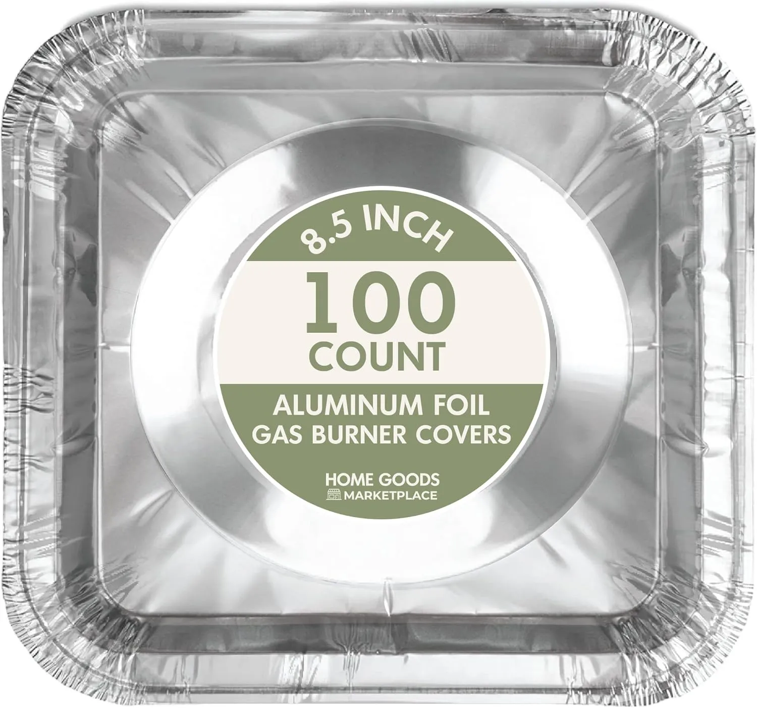 Stove Top Burner Covers, 100 Count – Heavy Duty, Disposable, Heat-Resistant, Protective Covers for Gas and Electric Stoves – Perfect for Preventing Spills, Stains, and Grease Build-Up