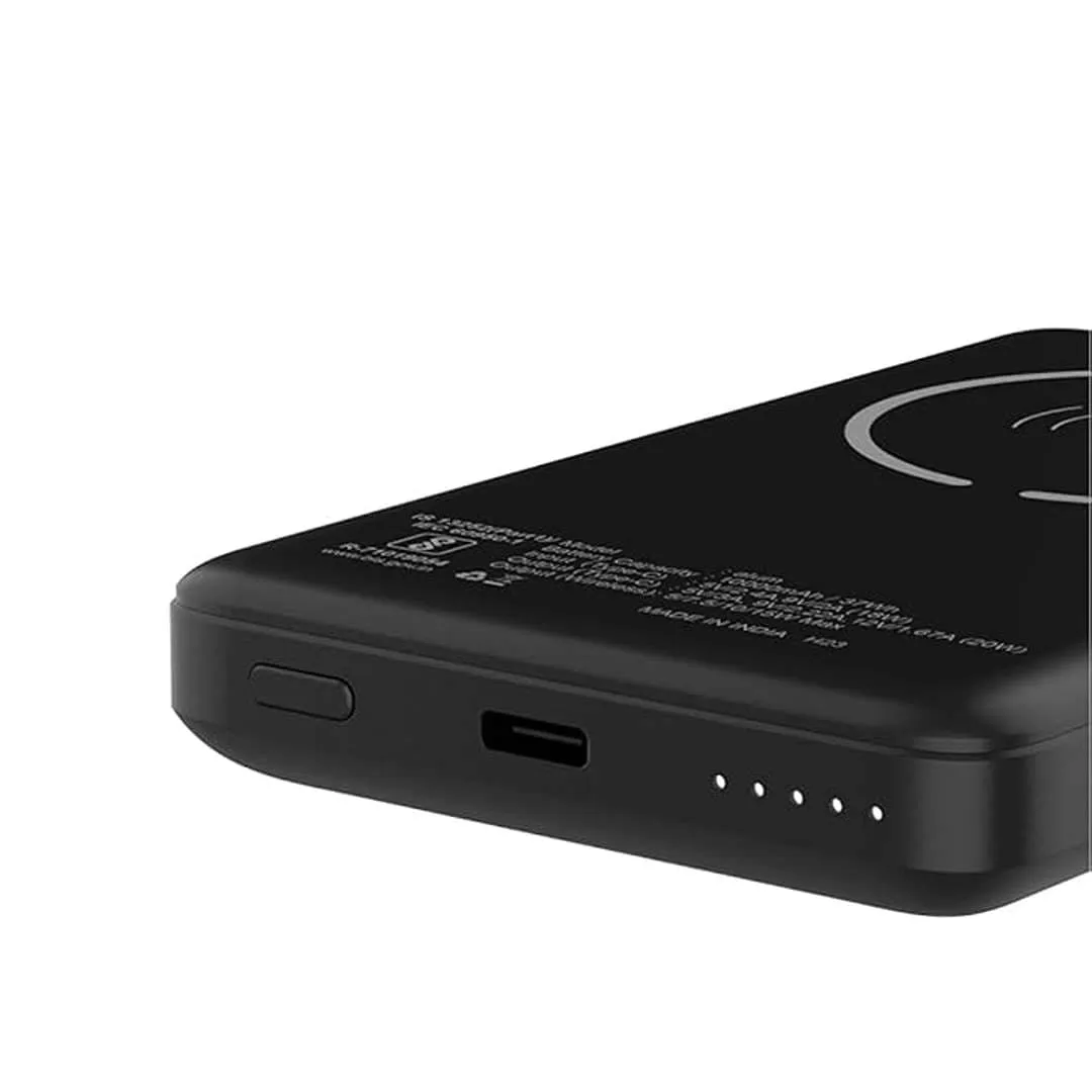Stuffcool Alum 10000mAh Magnetic Wireless Powerbank (Black)
