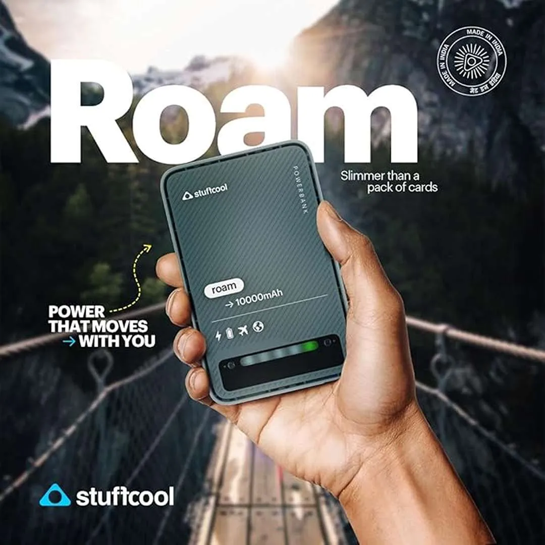 Stuffcool Roam 10000mAh Compact Powerbank