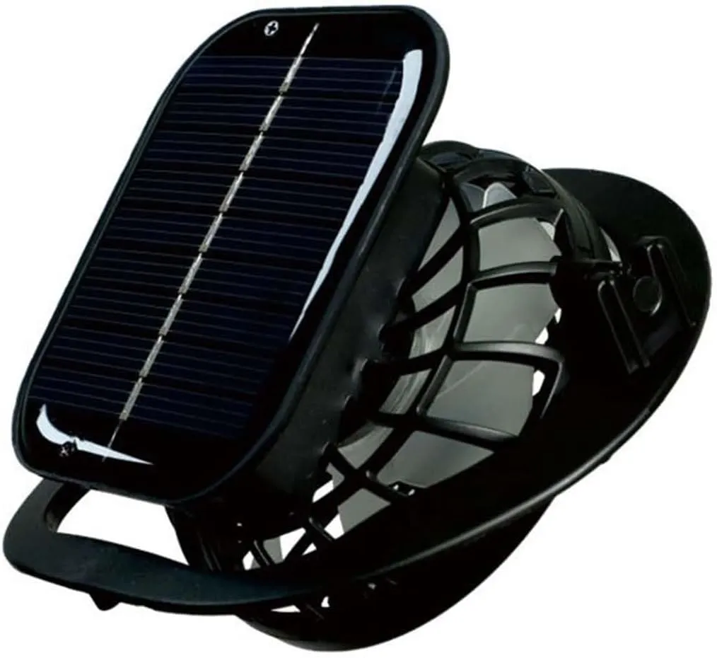 Sun Hat with 2 Solar Fan Outdoor Wide Brims Bucket Hat UPF 50  Sun Protection Fishing Beach Hat with Fan for Men Women