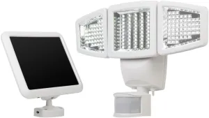 Sunforce 82153 150-LED Triple Head Solar Motion Light, 1000 Lumen Output, 30ft. (9.1m) Detection Distance, 180 Degrees Detection Range, Fully Weather Resistant & can be Mounted Almost Anywhere, White