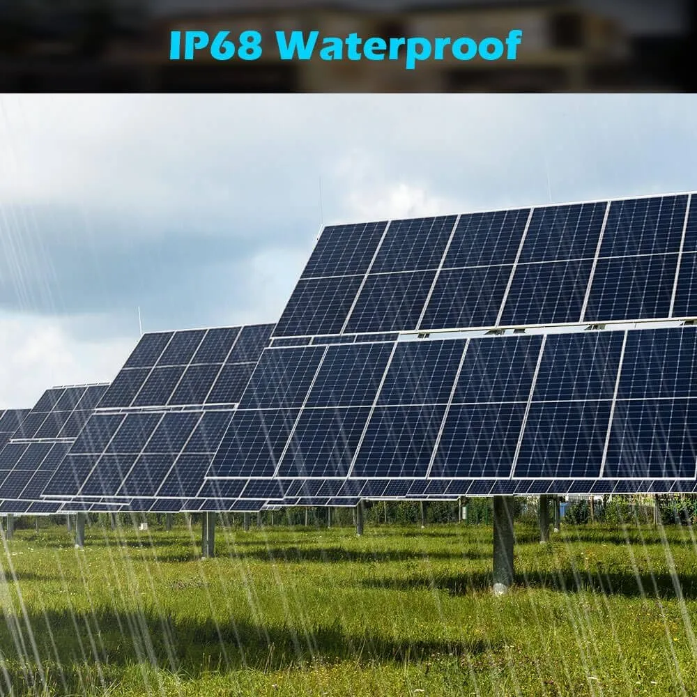 SUNGOLDPOWER UL61730 2PCS 550W Solar Panels Monocrystalline,Waterproof IP68,High Efficiency Solar Panel for Charging Station,Household,Marine,On/Off Grid Solar System (Total 1100W)