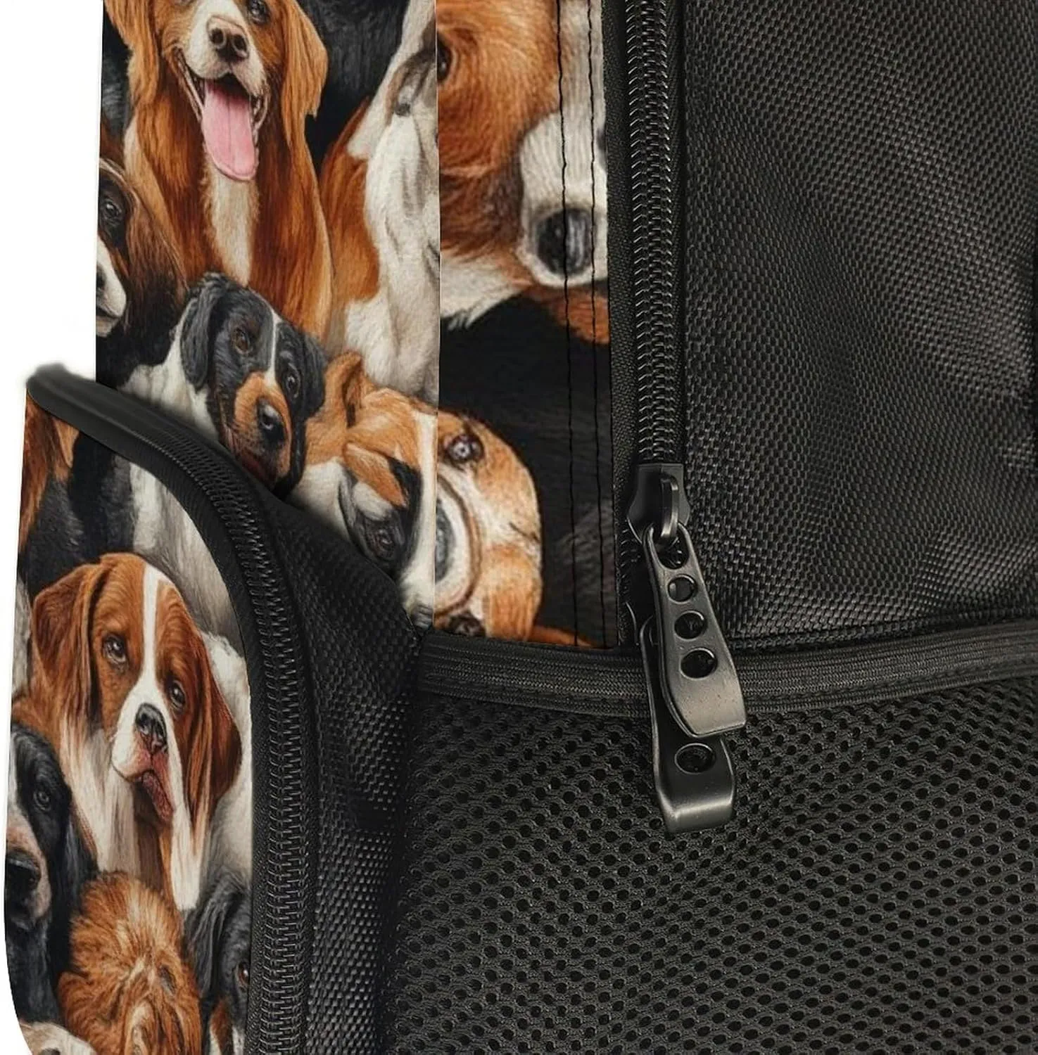 Supdreamc Lightweight Rucksacks for Camping Picnic Walking Cycling - Large Capacity Multipurpose Anti-Theft Carry On Bag, Husky Shepherd Dog Golden Hair Dog Puppy Travel Hiking & Camping Rucksack