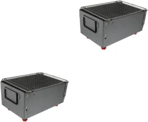 SUPVOX 2pcs Professional Stove Grill Outdoor Bbq Tool Camping Bbq Stove Charcoal Electric Grill