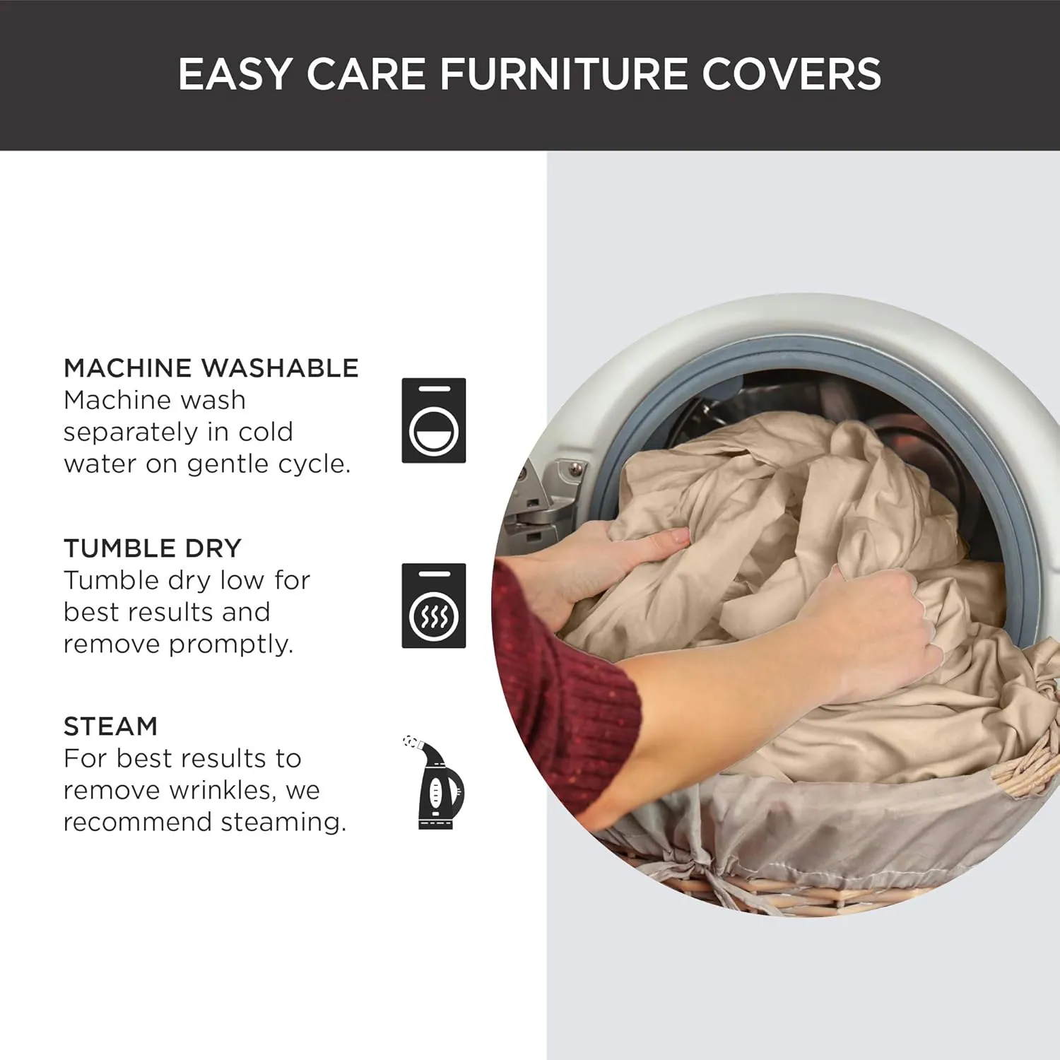 SureFit Form Fit Stretch Morgan Recliner Slipcover - One Piece Polyester/Spandex Elastic Slipcover, Machine Washable (Recliner, Chocolate Color)