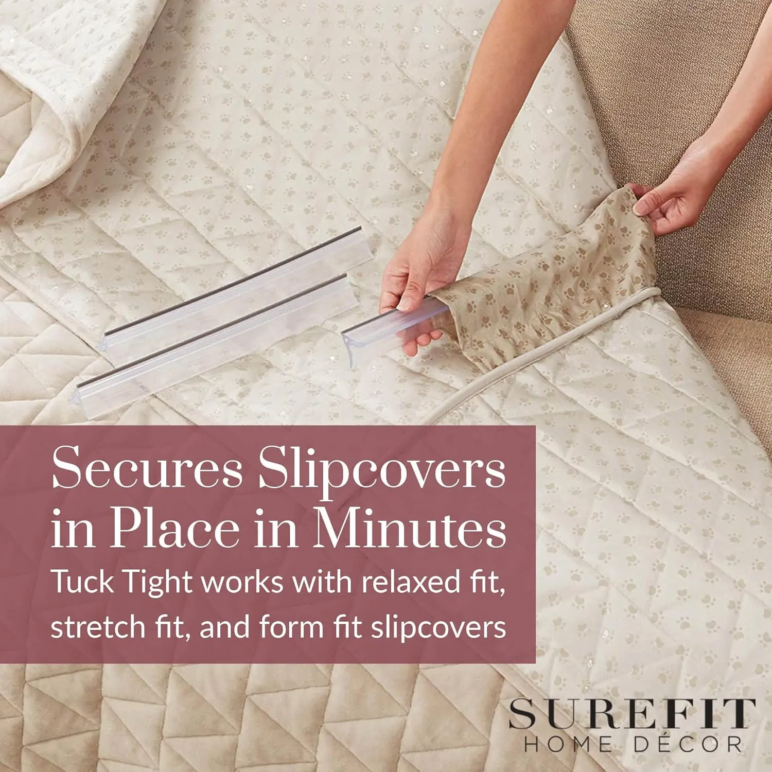 SureFit Tuck Tight for Chair (3 Strips)