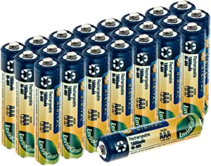 Synergy Digital Baby Monitor Batteries, Compatible with Angelcare AC420 Baby Monitor, (Ni-MH, 1.25V, 1000mAh), Combo-Pack Includes: 24 x AAA Rechargeable Batteries