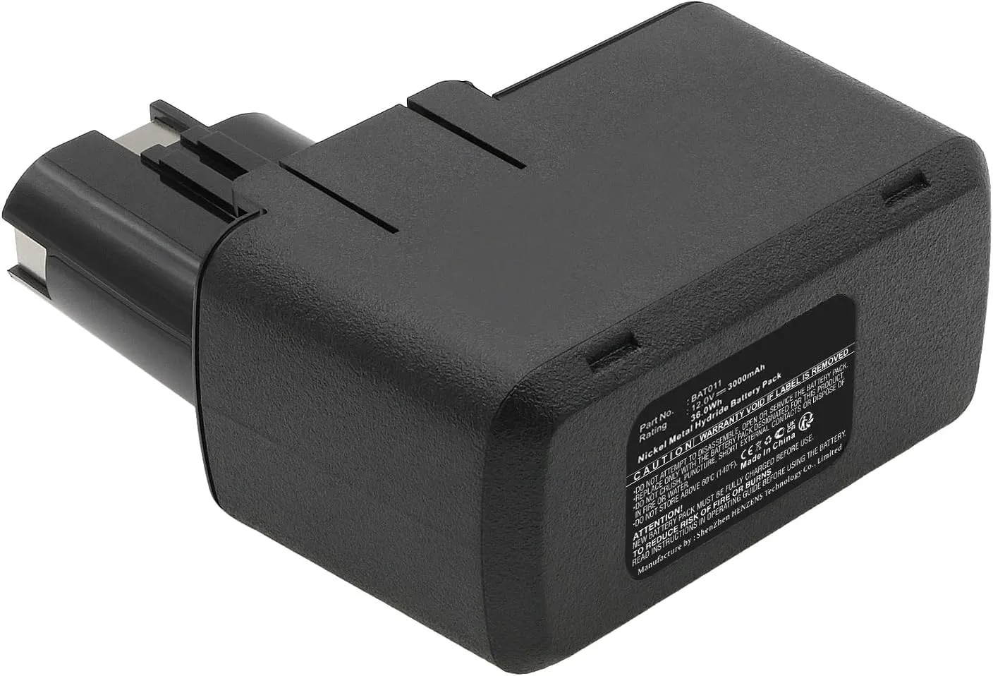 Synergy Digital Power Tool Battery, Compatible with Bosch GBM 12VES-2 Power Tool, (Ni-MH, 12V, 3000mAh) Ultra High Capacity, Replacement for Bosch BH1214H Battery