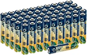 Synergy Digital Quadcopter Drone Batteries, Compatible with HUBSAN X4 Pro Quadcopter Drone, (Ni-MH, 1.25V, 1000mAh), Combo-Pack Includes: 50 x AAA Rechargeable Batteries