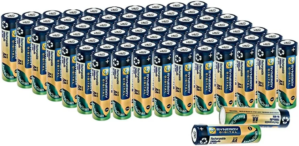 Synergy Digital Remote Control Batteries, Compatible with HUBSAN RC for X4 H107C  Quadcopter Remote Control, (Ni-MH, 1.25V, 2800mAh), Combo-Pack Includes: 72 x AA Rechargeable Batteries