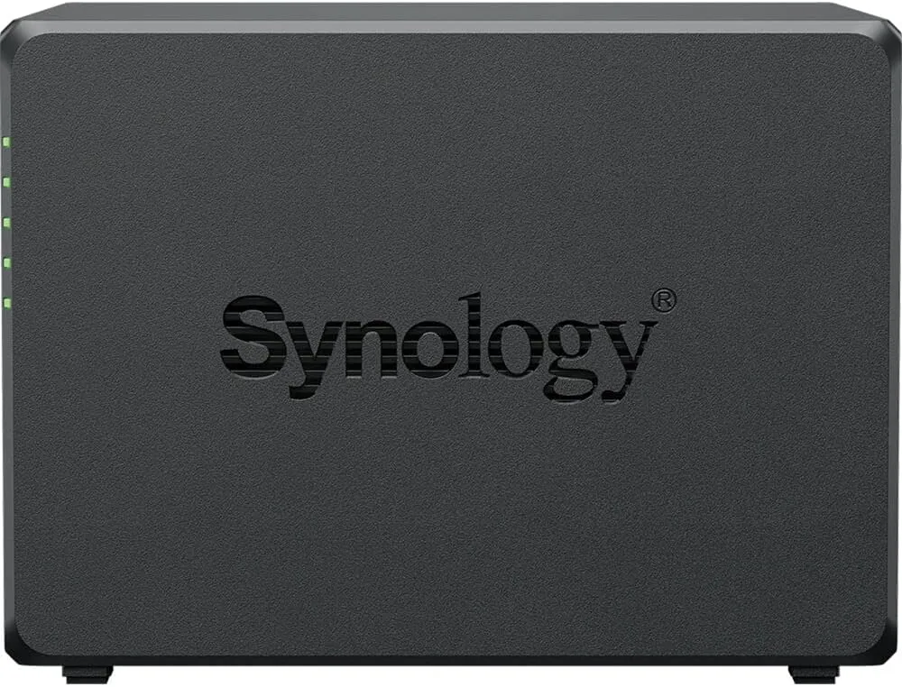 Synology DiskStation DS423  NAS Server with Celeron 2.0GHz CPU, 6GB Memory, 16TB HDD Storage, 1TB M.2 NVMe SSD, 2 x 1GbE LAN Ports, DSM Operating System