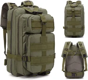 Tactical Backpack Military Army 3P Molle Backpack for Hiking Trekking Camouflage