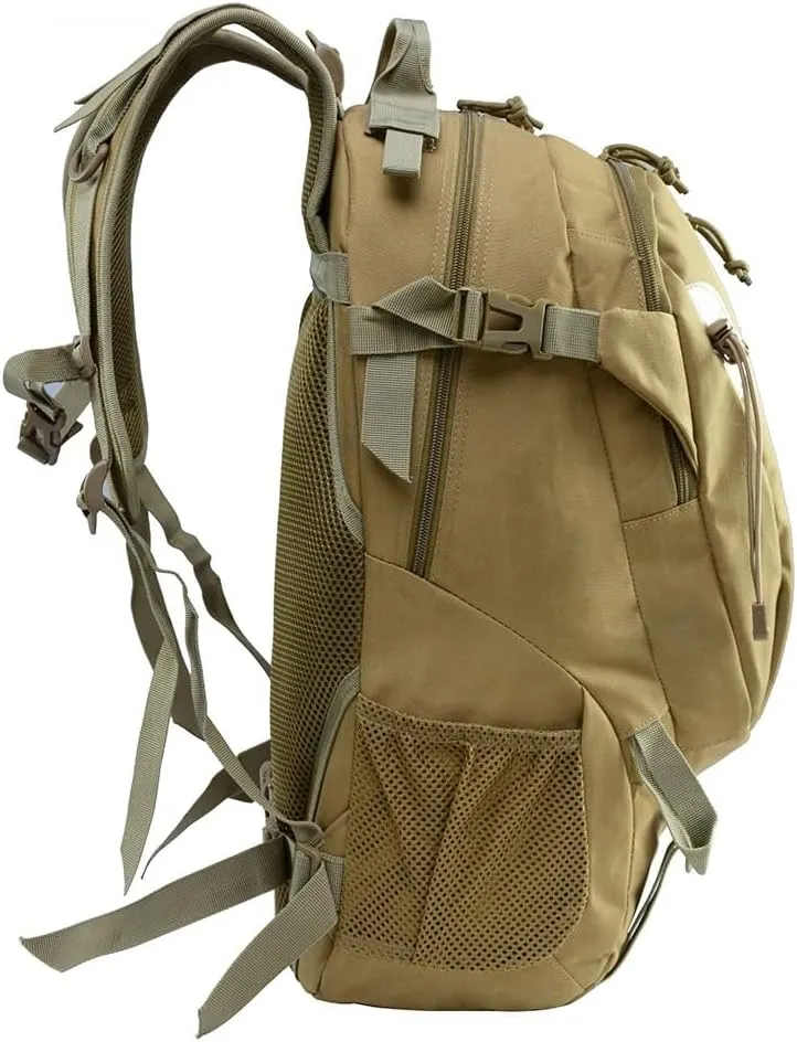 Tactical Backpack Military Molle Hiking 20-35L camouflage tactical hiking mountaineering sports outdoor black