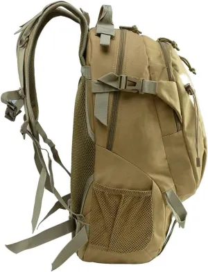 Tactical Backpack Military Molle Hiking 20-35L camouflage tactical hiking mountaineering sports outdoor black