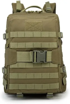 Tactical Backpack Military Molle Hiking 36-55L Tactical outdoor sports bag trekking camouflage travel bag army green