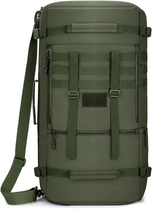 Tactical Backpack Military Molle Hiking 65L Outdoor camouflage mountaineering shoulder handheld sports army green