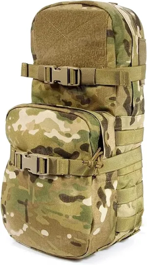 Tactical Hydration Pack Molle Hydration Carrier Military Hydration Pouch 3L Water Bladder Holder for Tactical Backpack Plate Carrier(Bladder Not Included)