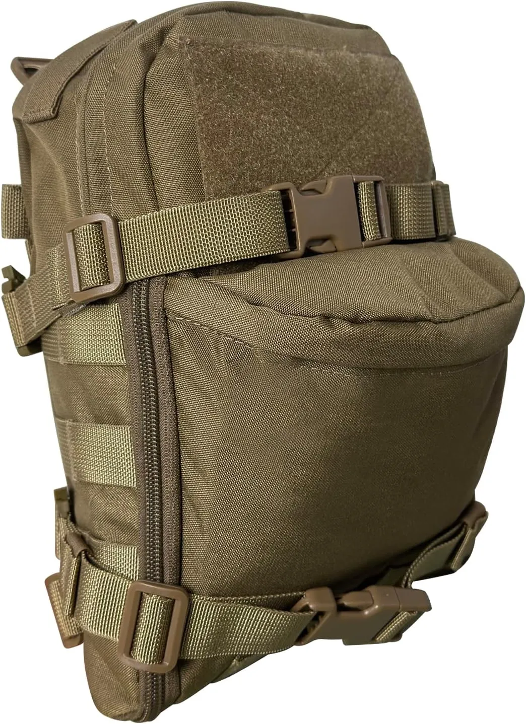 Tactical MOLLE Hydration Pack for 2L Hydration Water Bladder 500D Lightweight Nylon Hydration Pack for Hiking Running Biking and Climbing