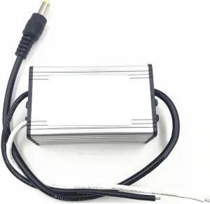 Taidacent DC-DC Solar Voltage Regulators Stabilizers 5 9 12 24V Output Monitoring Power Converter Car Step Down Buck Regulator (8-35V Regulated 12V 5A with DC Connector)
