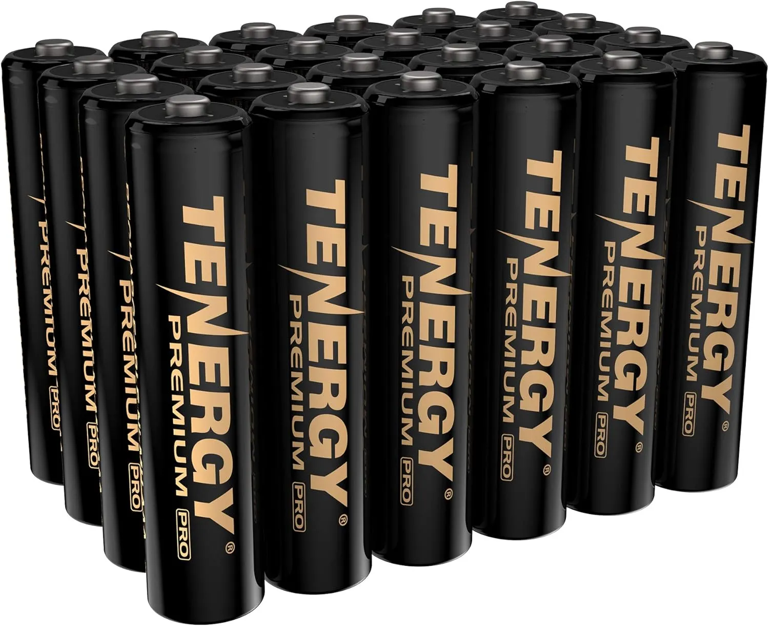 Tenergy Premium PRO Rechargeable AAA Batteries, High Capacity 1100mAh NiMH AAA Battery, 24 Pack Rechargeable Batteries