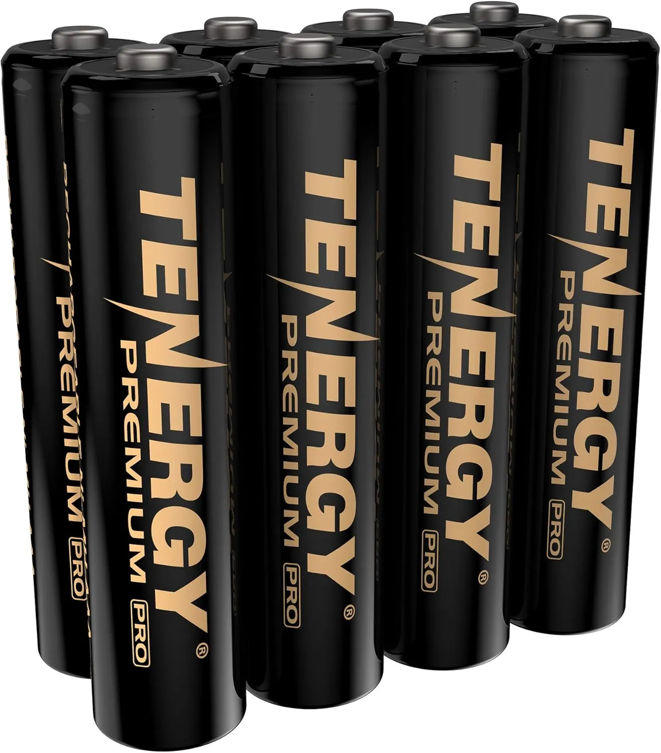 Tenergy Premium PRO Rechargeable AAA Batteries, High Capacity 1100mAh NiMH AAA Battery, 8 Pack Rechargeable Batteries