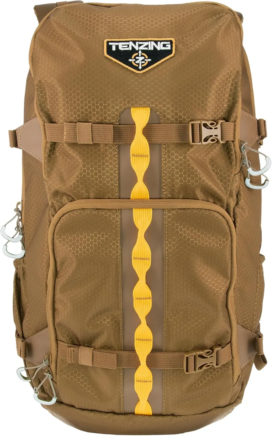 TENZING 1200 Whitetail Day Pack Hydration Bladder Compatible Ultra-Durable Camo Hunting Backpack, Buckskin Tan