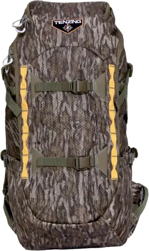 TENZING 2300 Whitetail Day Pack Rugged Camo Hunting Backpack with 4 Compartments & 13 Organizational Pockets, Hydration Bladder, ‎Mossy Oak Bottomlands, One Size