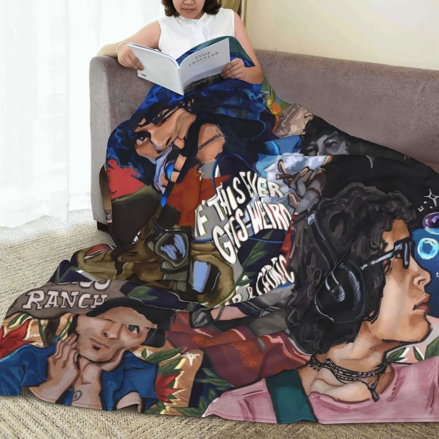 The Mars Volta Blanket Flannel Fleece Printed Throw Blankets Ultra Soft Micro Warm Blanket for All Season Bedding Chair Sofa Couch Bed 50"x40"