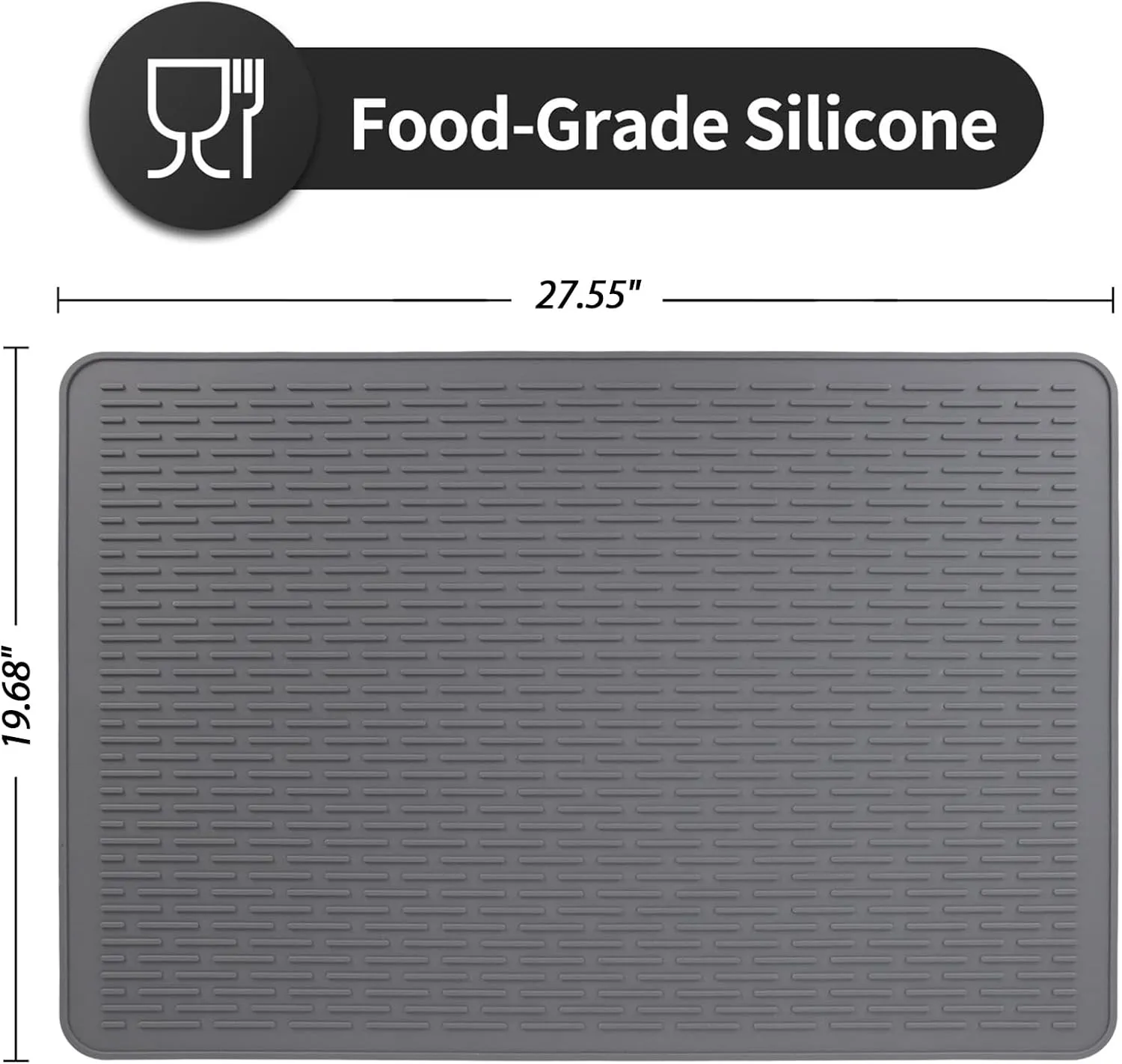 Thermochromic Stove Top Cover for Electric Stove - Silicone Stove Mat for Glass Top, Glass Cooktop Protector, Range Covers for Electric Stove (Gray-Pink,Temperature-changing)