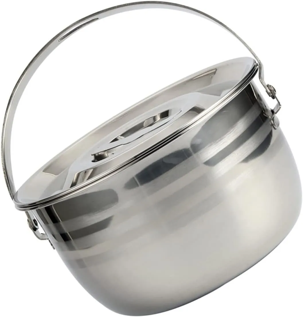 Thicken Camping Stew Pot Non Stick Cooking Pot for Outdoor Use Efficient Heat Transfer for Soup Hot Pot and More Camping Gear