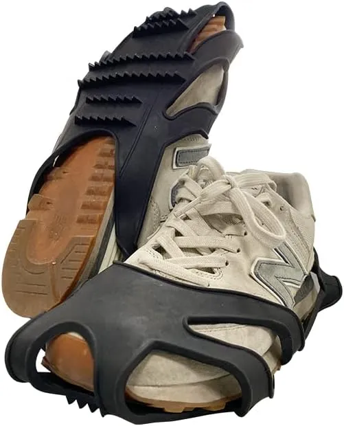 THUNDERBAY Ice Cleats Traction Snow Grips for Boots Shoes Women Men Kids Anti Slip for Hiking Fishing Walking Climbing Mountaineering