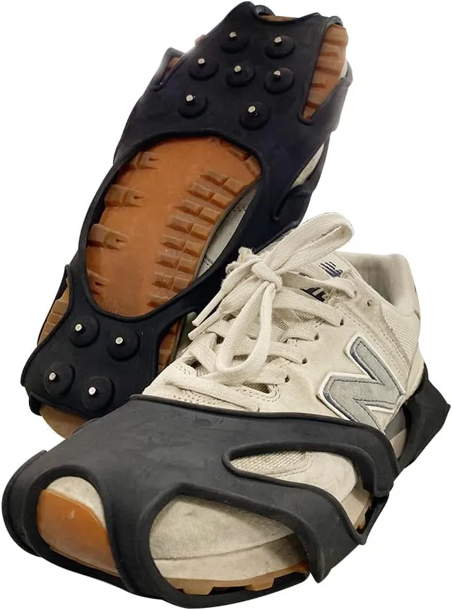 THUNDERBAY Ice Cleats Traction Snow Grips for Boots Shoes Women Men Kids Anti Slip for Hiking Fishing Walking Climbing Mountaineering