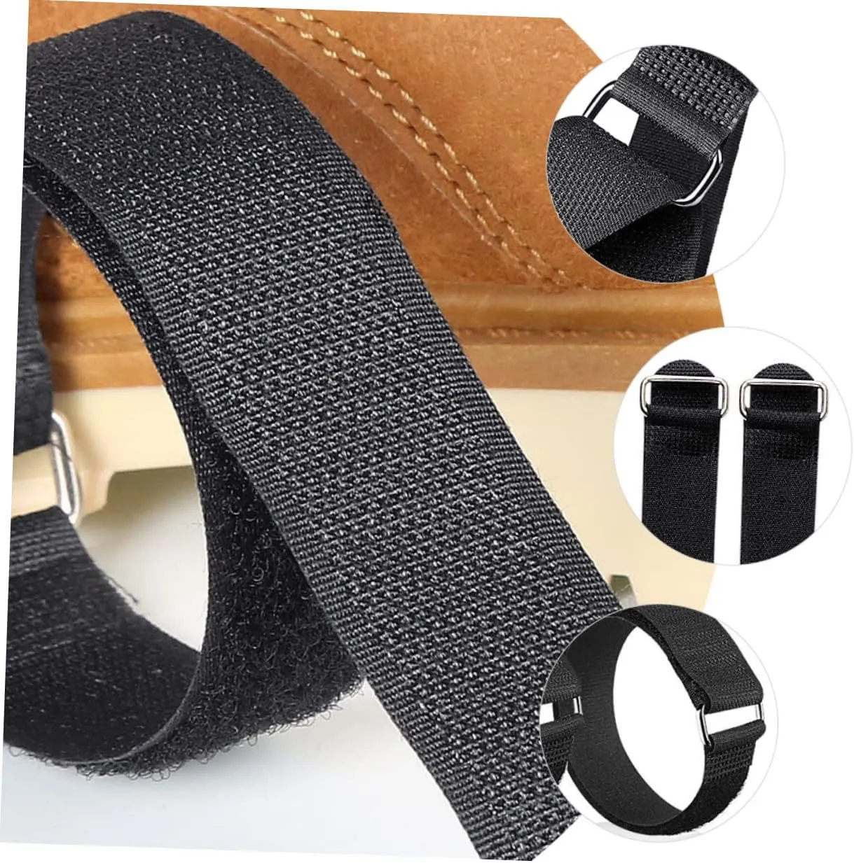 Tie Cable Tie Shoe Strap Hiking Shoes Cleats Crampons Spikes Strap Climbing Shoes Grippers for Shoes Ice