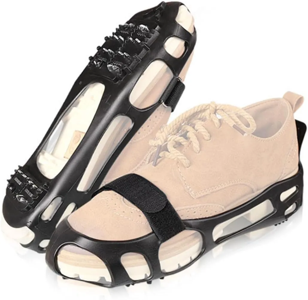 Tie Elastic Shoelace Crampons Ice Cleats Snow Traction Cleats for Shoes Cable Straps Adjustable Shoes
