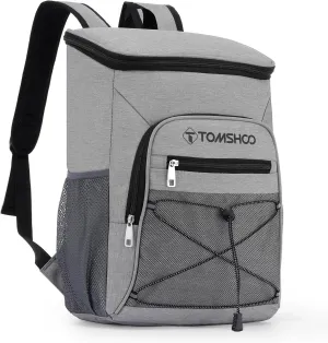 TOMSHOO Cooler Backpack 33 Cans, Lightweight Backpack Coolers Insulated Leak Proof Portable Lightweight Cooler Bag Camping Ice Chest Backpack Hiking, Beach