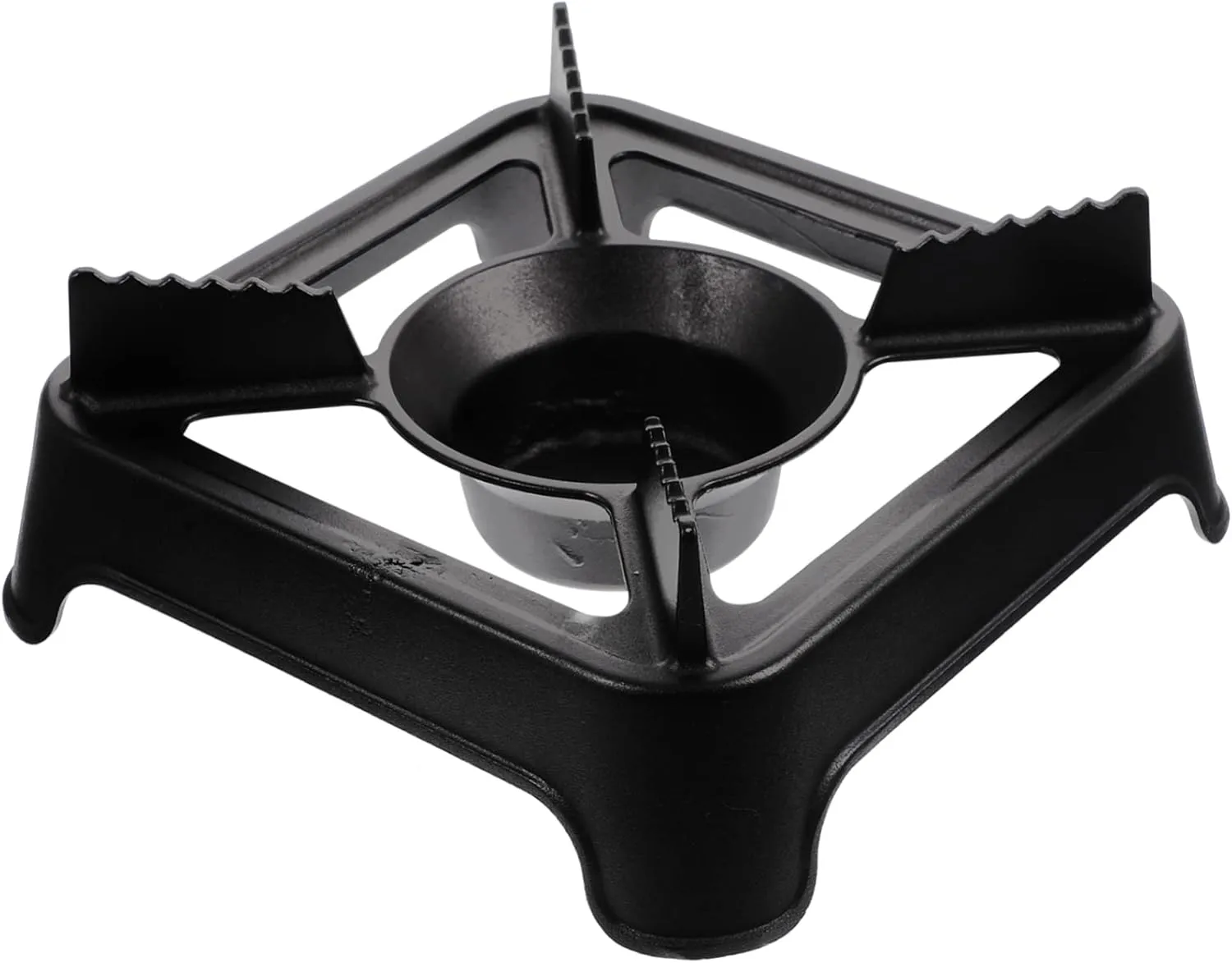 Totority Portable Cast Stove Small Alcohol Grill for Outdoor Cooking for Camping Picnics Backpacking Hollow Design for Circulation