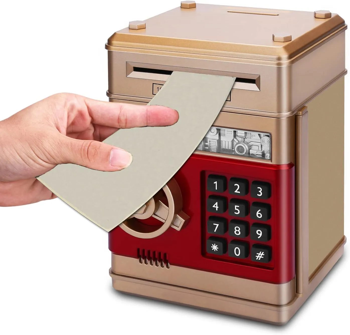 Toy Piggy Bank, Electronic Password Saving Box Gift for Kids