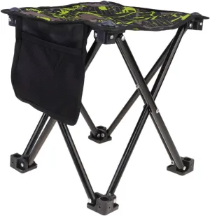 TOYANDONA Outdoor Folding Fishing Chair Portable Stainless Steel Stool for Camping BBQ Picnics Beach Trips Lightweight Durable Design for Easy Carrying Outdoor Stool