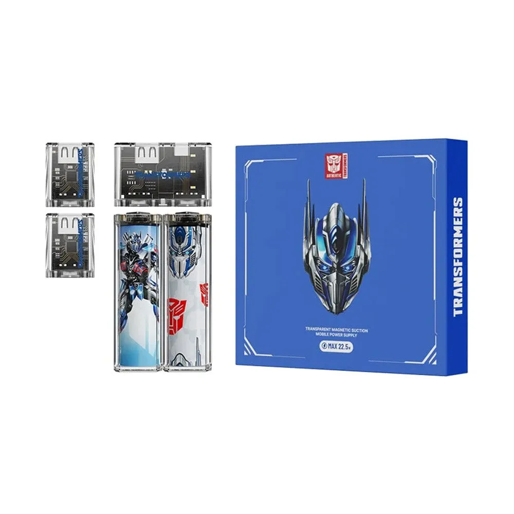 Transformers Detachable Battery Magnetic Power Bank 5000mAh - Blue