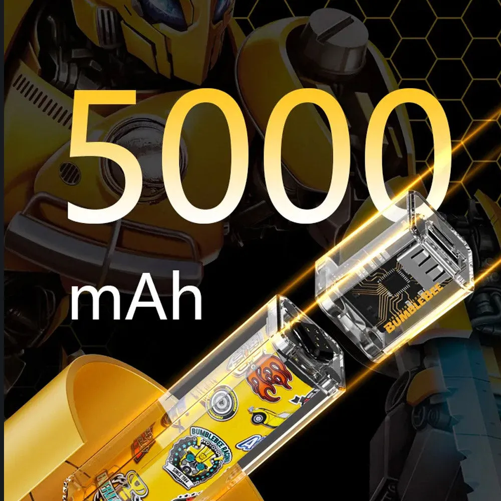 Transformers Detachable Battery Magnetic Power Bank 5000mAh - Blue