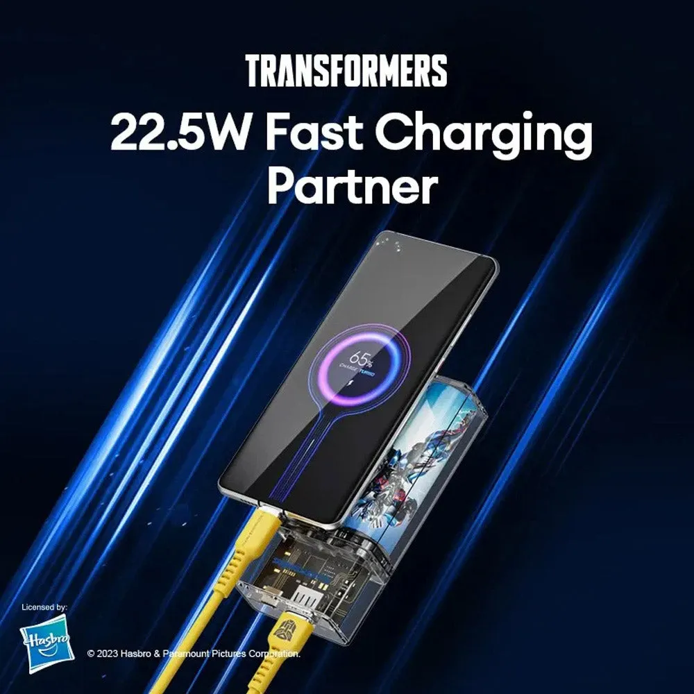 Transformers Detachable Battery Magnetic Power Bank 5000mAh - Blue