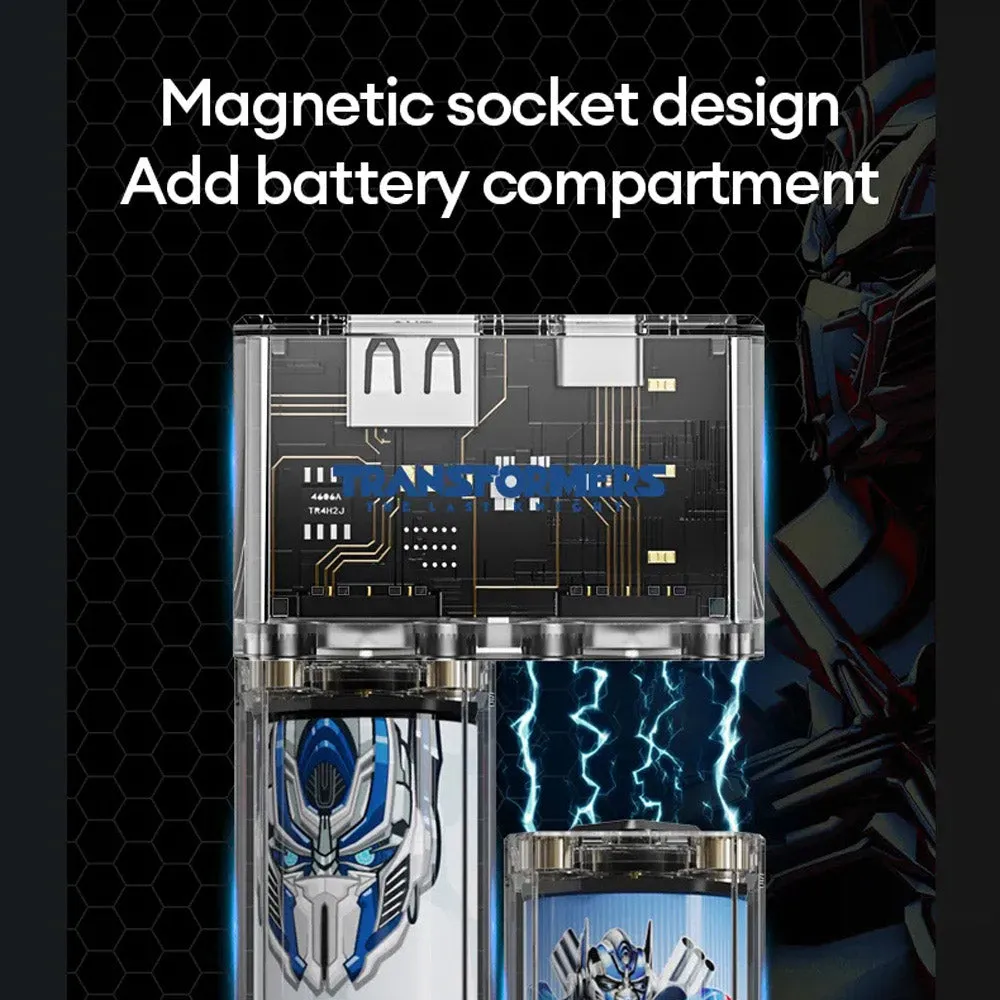 Transformers Detachable Battery Magnetic Power Bank 5000mAh - Blue