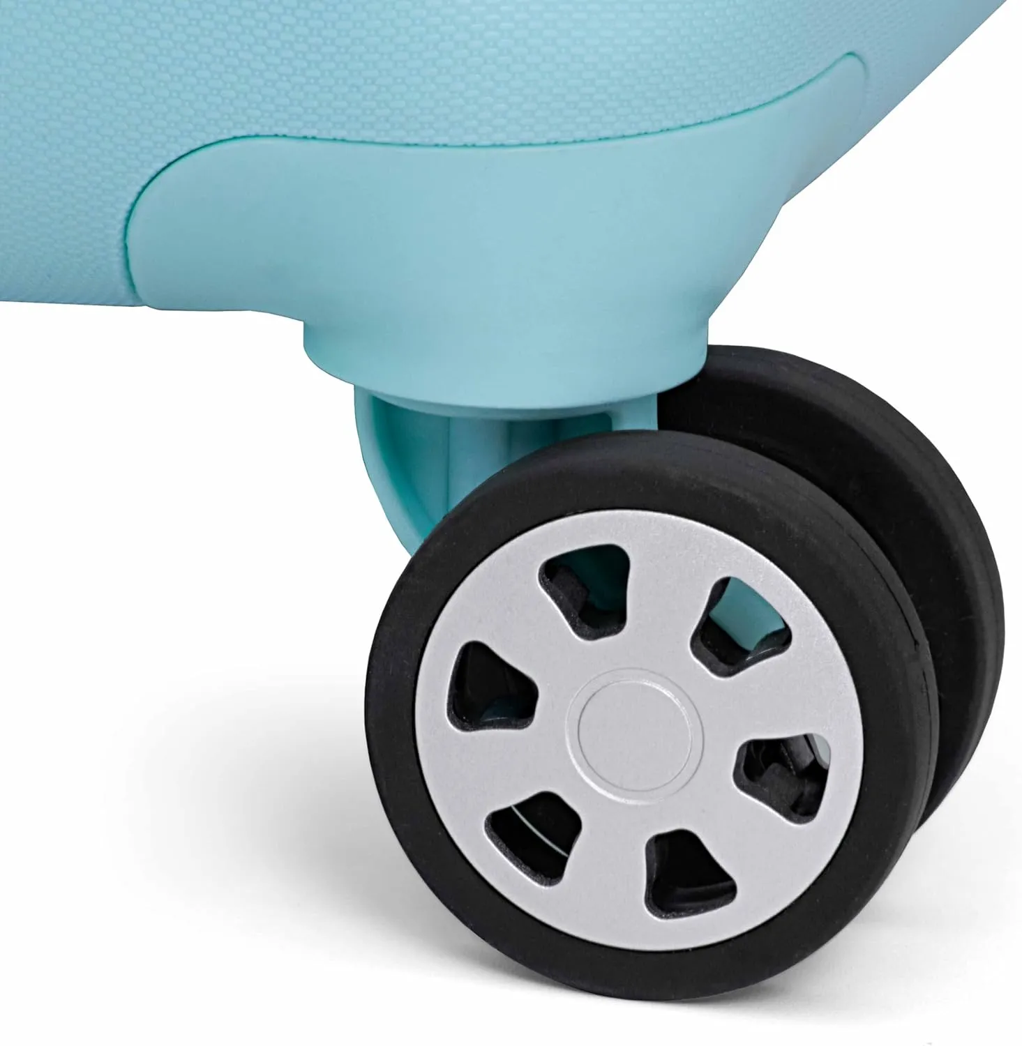 Traveler's Choice Pagosa Indestructible Hardshell Expandable Spinner Luggage, Baby Blue, Carry-on