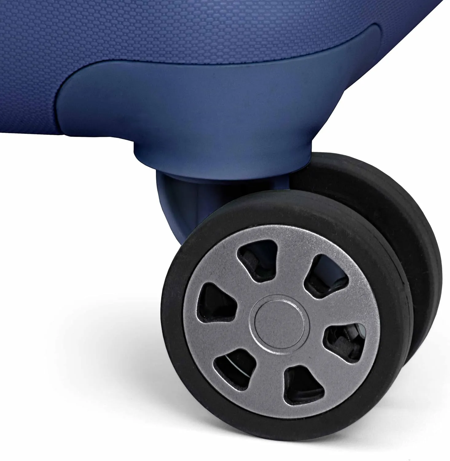 Traveler's Choice Pagosa Indestructible Hardshell Expandable Spinner Luggage, Navy, Carry-on