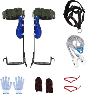 Tree Climbing Gear Equipment, Tree Climbing Spikes kit for Tree Work, Picking Fruit, Outdoor Jungle Survival, 330 lbs Load Capacity