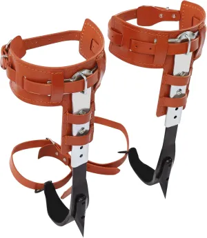 Tree Climbing Spikes, Tree Climbing Gear with Adjustable Climbing Belt and Upgrade Rope,Tree Climbing Kit for Sports