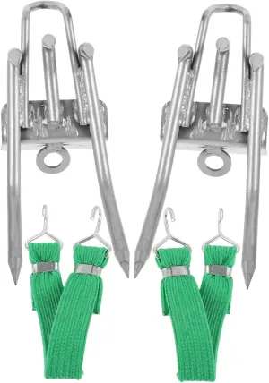 Tree Climbing Tools Metal Spikes Shoes Sharp Wear-Resistant Claws for Tree Work Outdoor Games